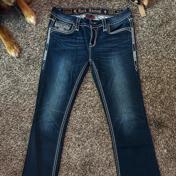 Rock Revival Blue Denim Jeans - Picture 5 of 10